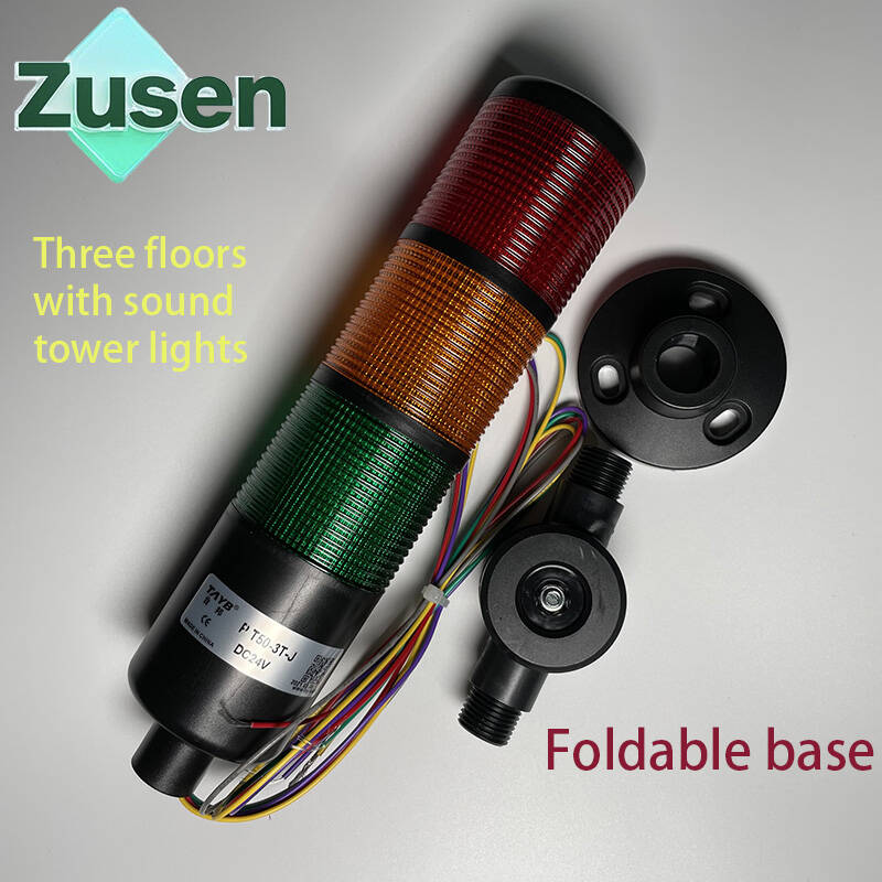 Workshop Tools And Equipment - Zusen 50mm LED-waarschuwingslamp met zoemer Drie