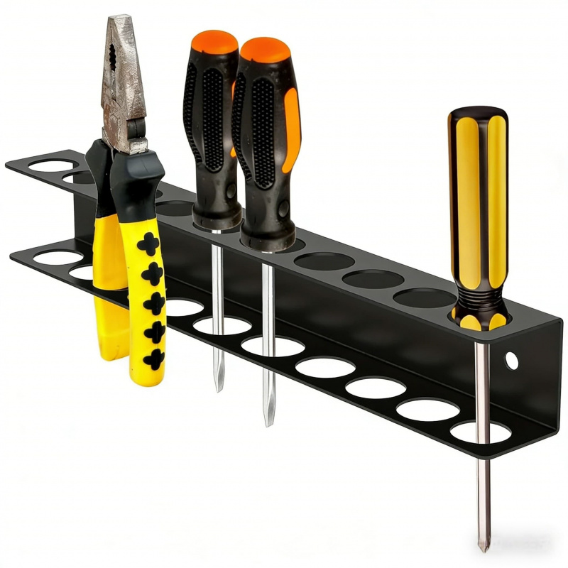 Workshop Tools Organizing - 14-delige wandmontage anti-roest gereedschapsopbergplank voor thuis