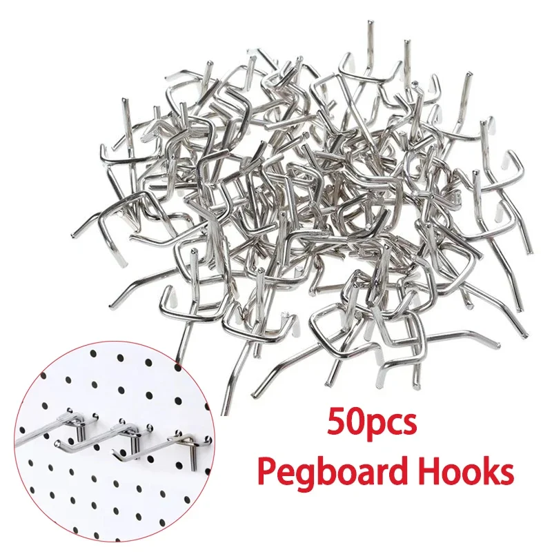 Workshop Tools Store - Pegboard Haken 50 stuks Pinnen Board