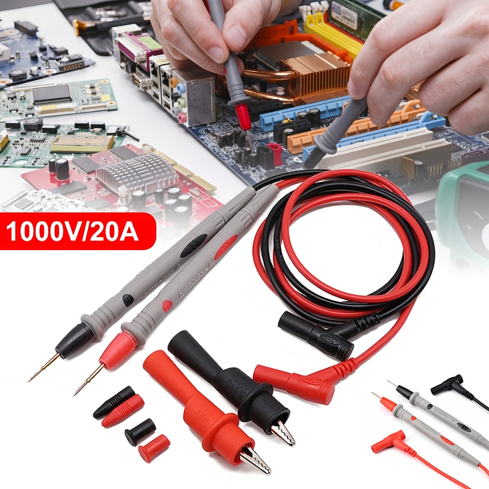 1 paar Multimeter Meetsnoeren  - Tools For Electronic Workshop recensie en prijs