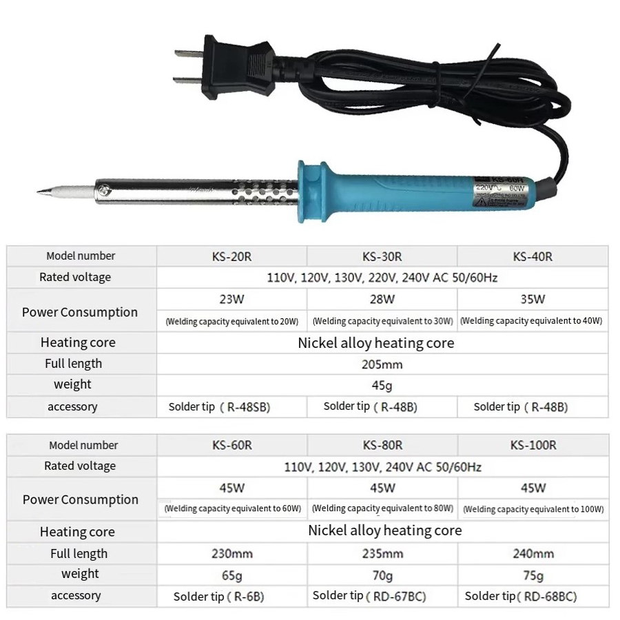 GOOT 1PCS 30/40/60/80/100W Alg - Tools For Electronic Workshop recensie en prijs